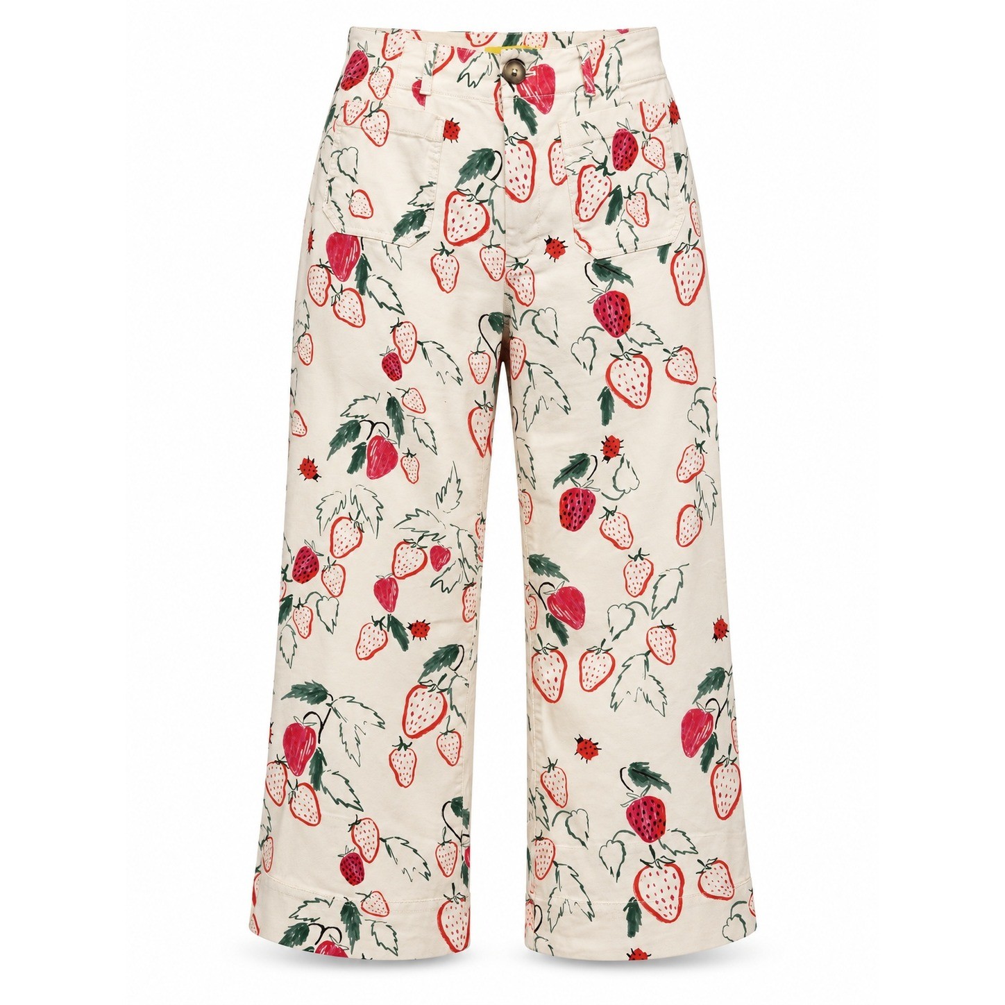 Anthropologie Maeve Phthalo Ruth Strawberry Colette Wide Leg Pants 31