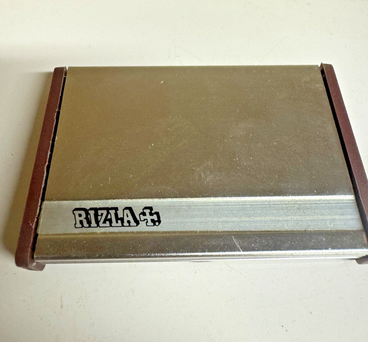 Vtg Metal Mirrored Rizla Limted Rolling Paper Case 70's Unused Rare Vtg Metal Mirrored Rizla Limted Rolling Paper Case 70's Unused Rare