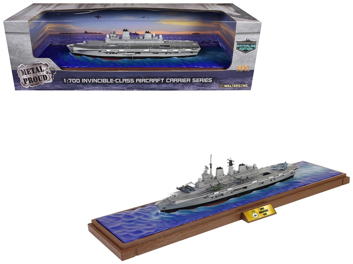 British HMS Invincible (R05) Aircraft Carrier Waterline Edition \ British HMS Invincible (R05) Aircraft Carrier Waterline Edition \