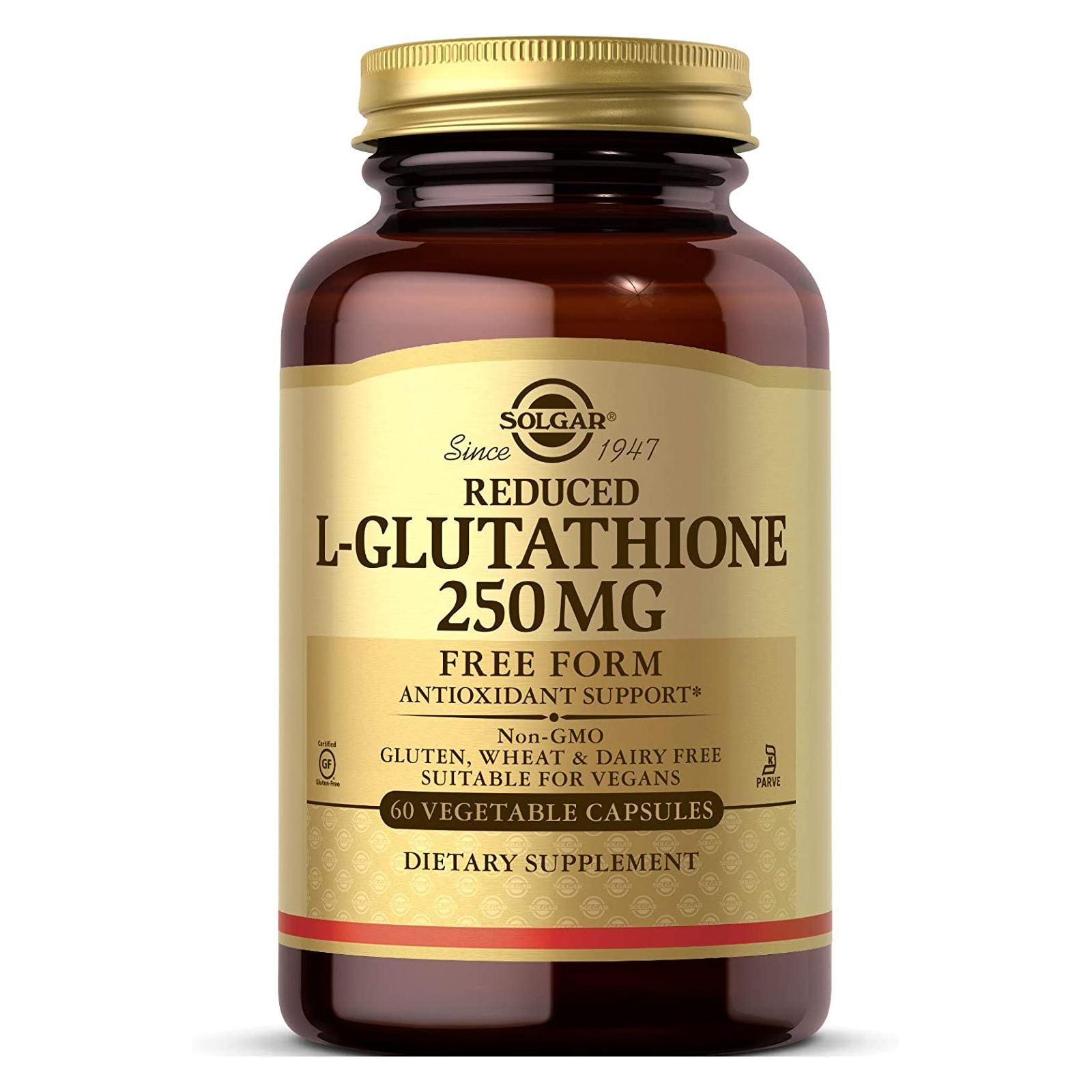 Solgar Reduced L-Glutathione 250 mg 60 Vegetable Capsules Solgar Reduced L-Glutathione 250 mg 60 Vegetable Capsules