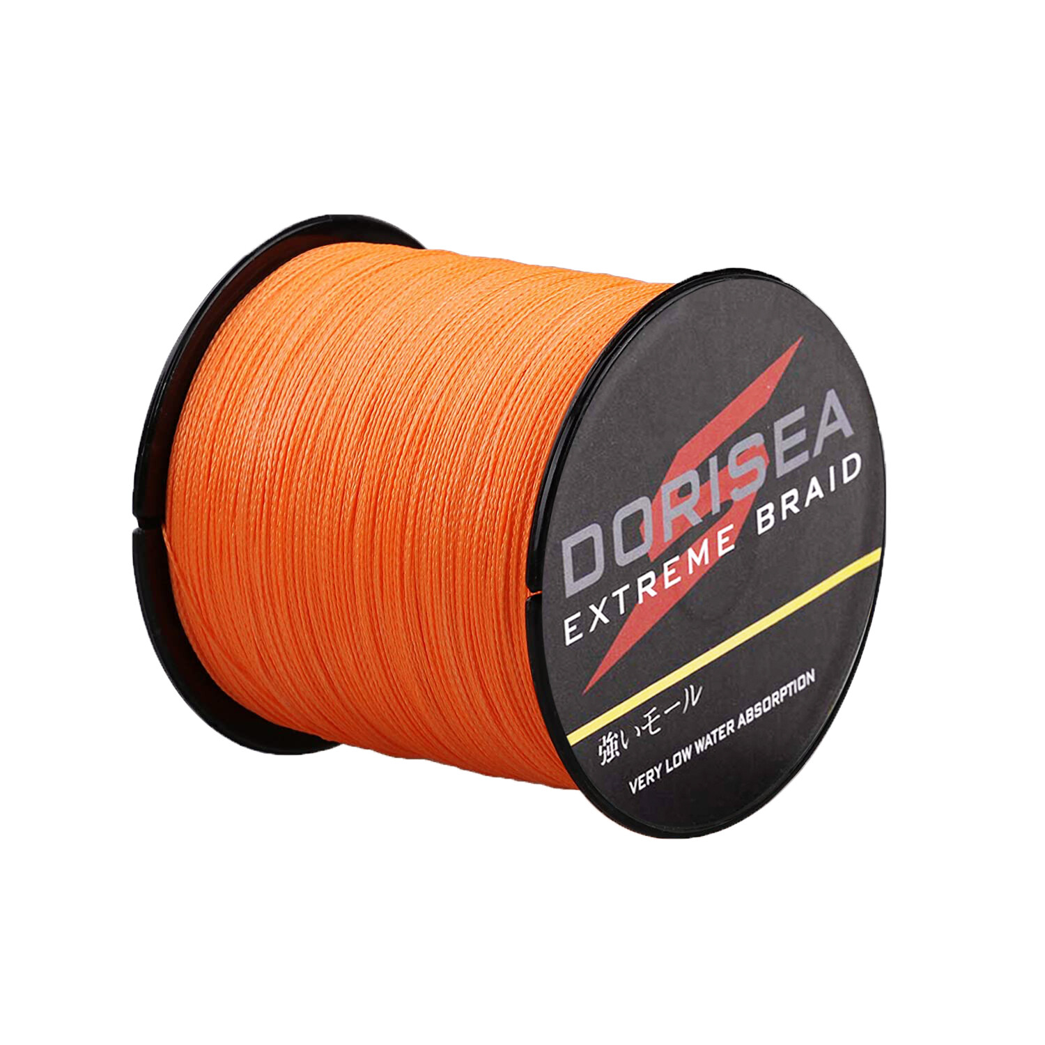 Dorisea 4/8 Strands 100M-2000M Orange PE Extreme Braided Fishing Line 6lb-300lb