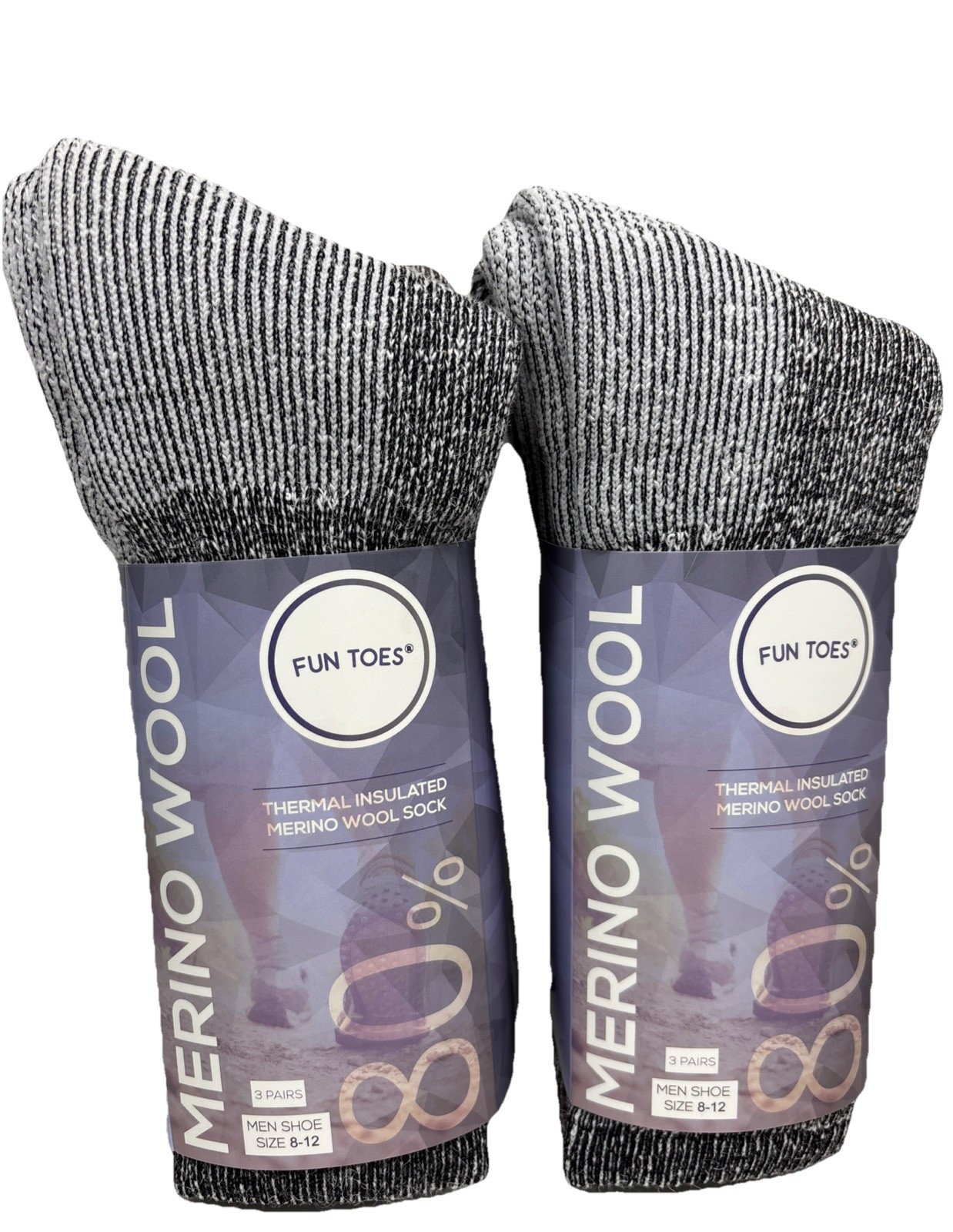 Mens 80% Merino Wool socks 6 Pairs Thermal Cushioned Reinforced socks Mens 80% Merino Wool socks 6 Pairs Thermal Cushioned Reinforced socks