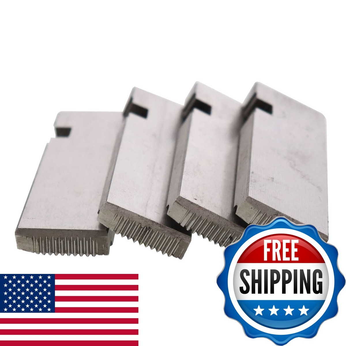 Steel Dragon Tools 47765 1/2in.-3/4in. HSS RH NPT Pipe Dies for RIDGID 811A 815A