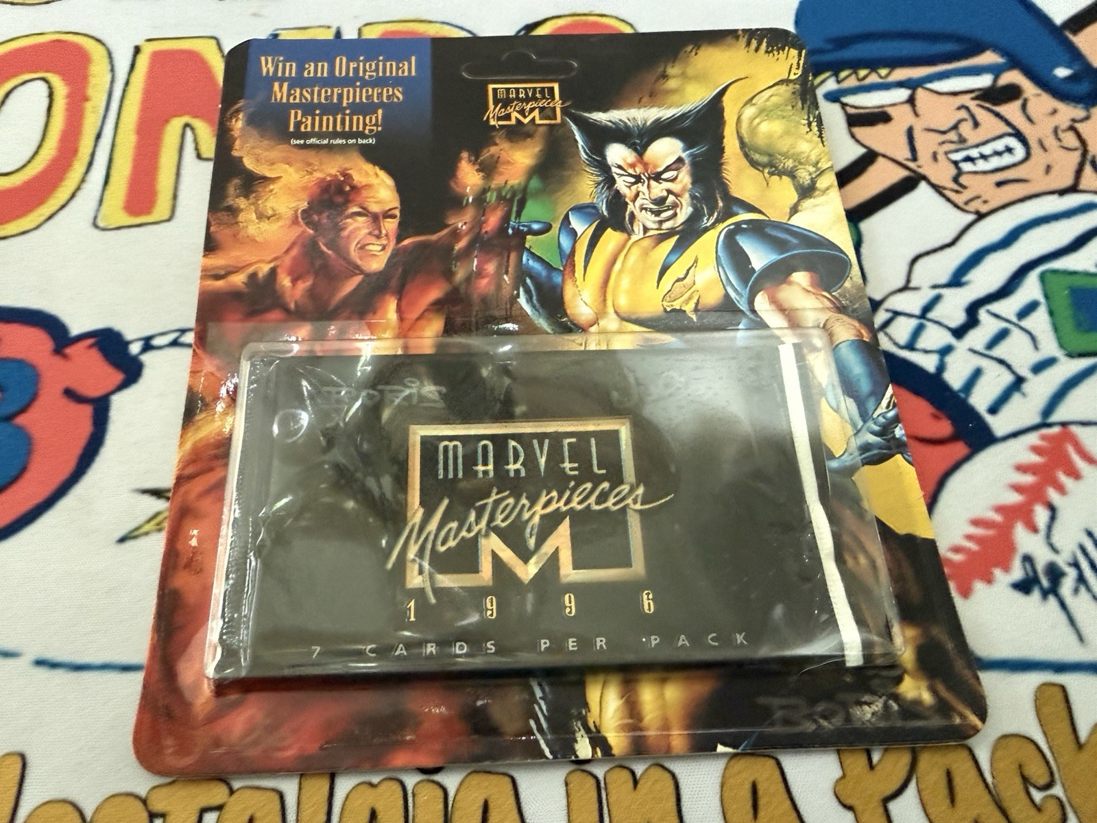 1996 Marvel Masterpieces Factory Sealed Pack Psylocke Double Impact Chase 1996 Marvel Masterpieces Factory Sealed Pack Psylocke Double Impact Chase