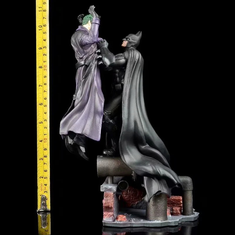 Batman vs Joker Arkham Origins Action Figure Statue Diorama 28cm Model Toy