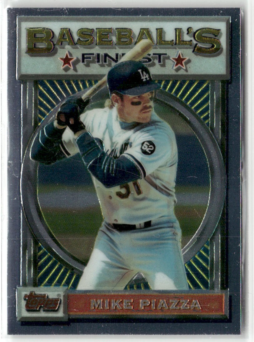 1993 Topps Finest Mike Piazza #199 RC EX