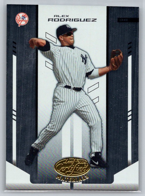 2004 Leaf Certified Mat. #8 Alex Rodriguez
