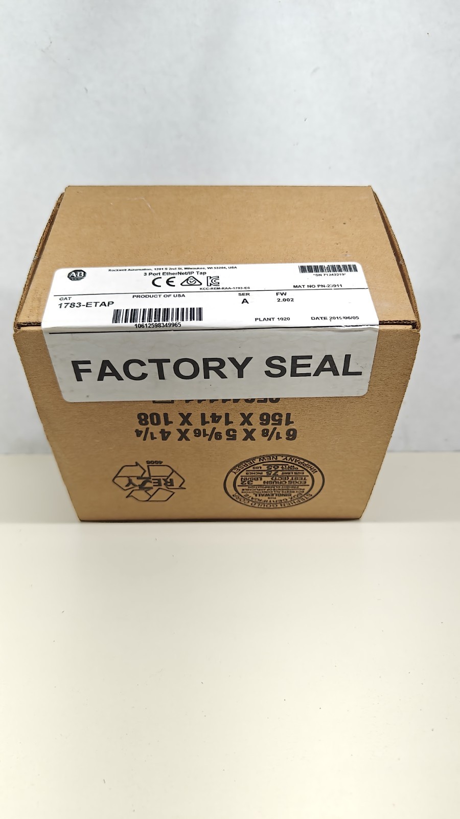 ​Allen Bradley 1783-ETAP Ser A Brand New high quality 
