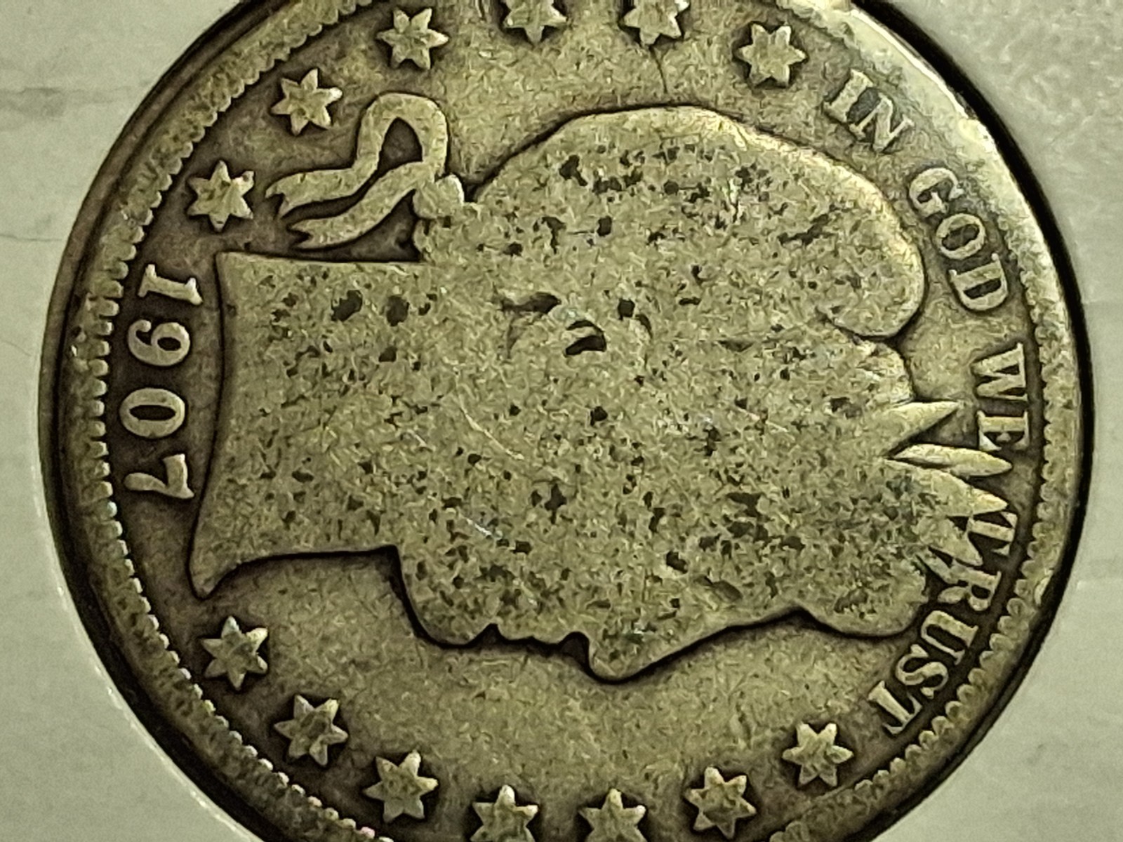 1907-O BARBER HALF DOLLAR - 