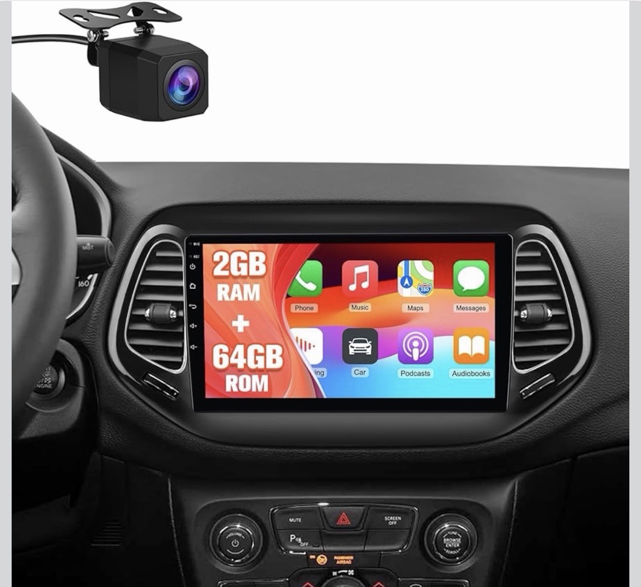 Android 13 Car Stereo for Jeep Compass 2017-2020 10\