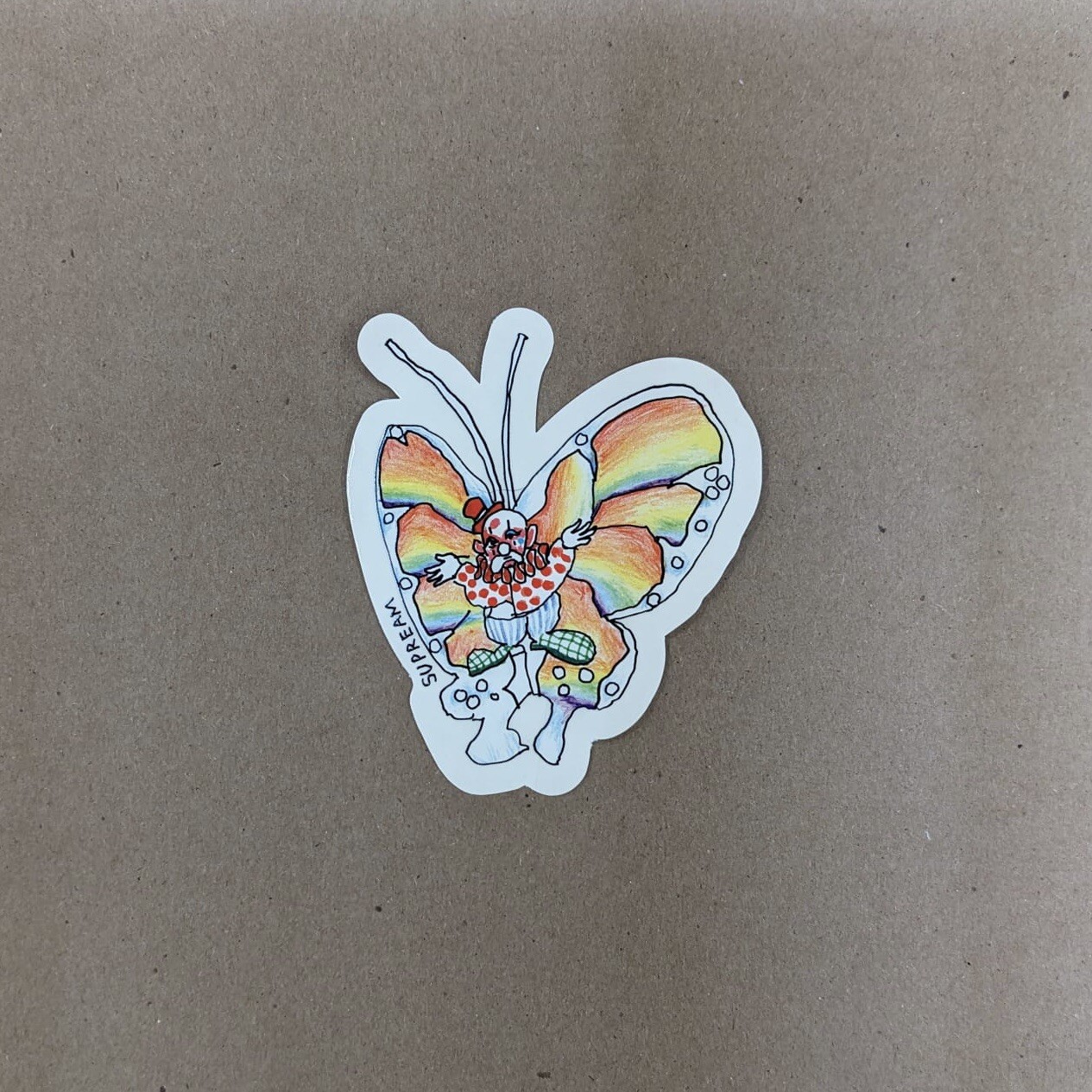 SS16 Supreme Butterfly Gonz Sticker SS16 Supreme Butterfly Gonz Sticker