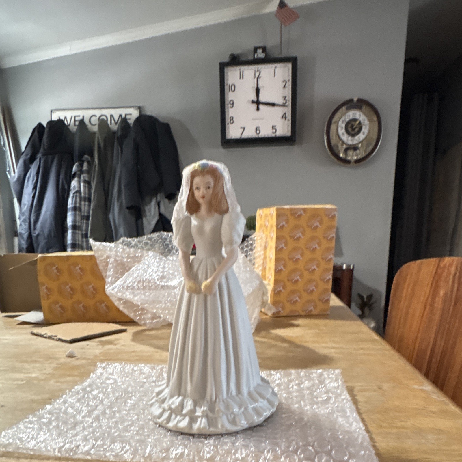Enesco Growing Up Girls Blonde Bride Doll Boxed Enesco Growing Up Girls Blonde Bride Doll Boxed