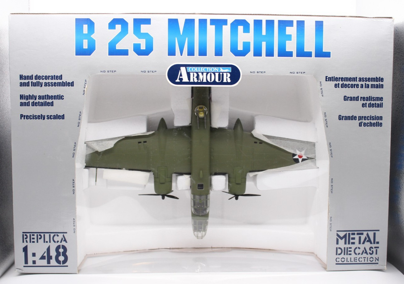 Armour Collection B 25 WW2 B-25 Mitchell 1:48 Die Cast JH Doolittle #98178 Armour Collection B 25 WW2 B-25 Mitchell 1:48 Die Cast JH Doolittle #98178