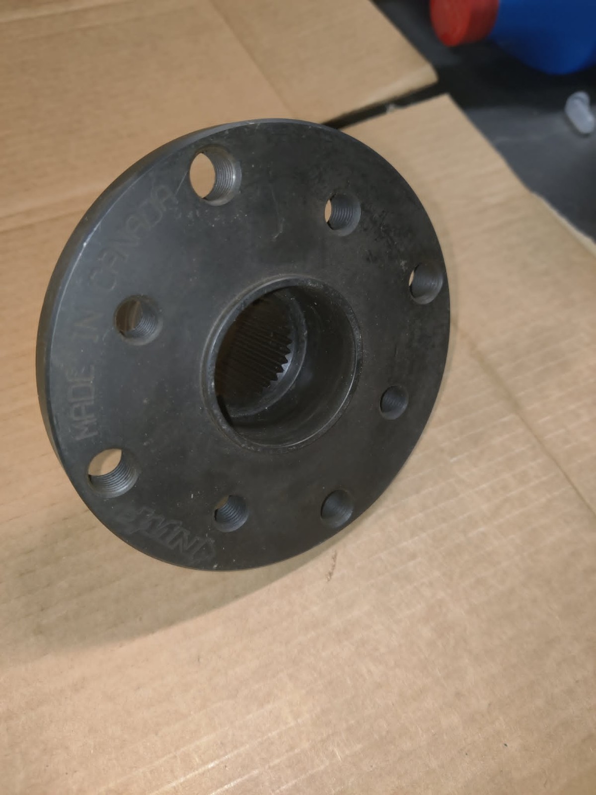 NWF 32 Spline Billet Triple Drilled Toyota Flange SKU:WFO 32-TOY FNG15-1256-0 NWF 32 Spline Billet Triple Drilled Toyota Flange SKU:WFO 32-TOY FNG15-1256-0