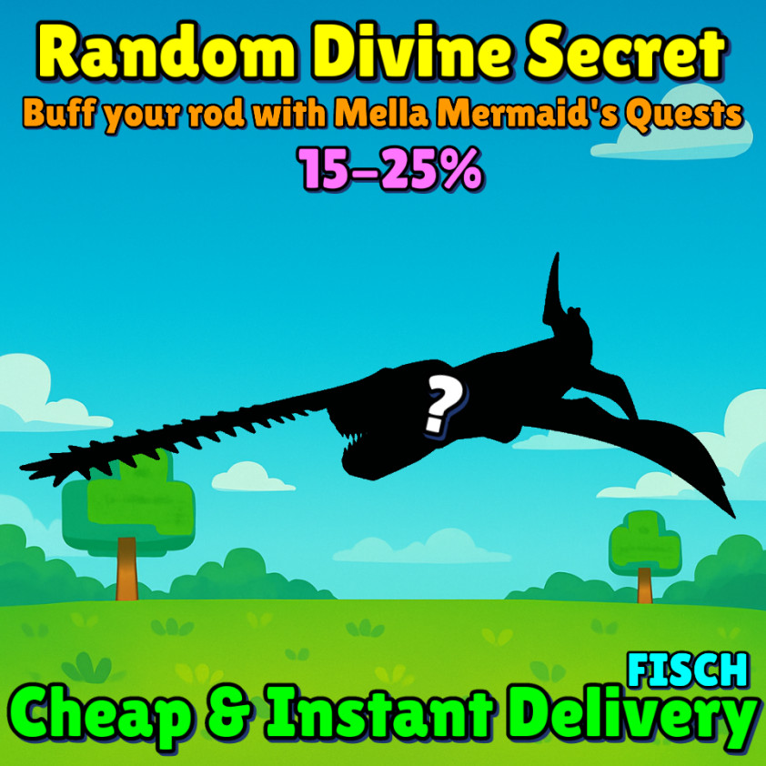 [🟢ONLINE ] 🐟 Random Divine Secret | Mermaid\'s Quest | Buff your Rod | FISCH