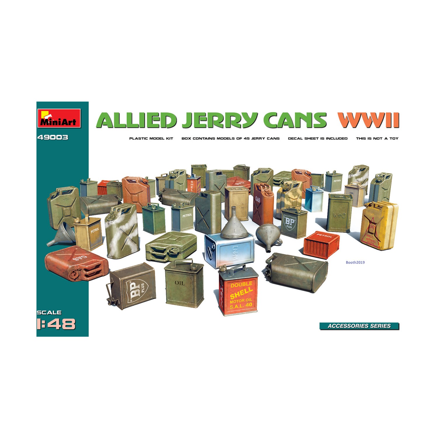 MiniArt Historical Model 1:48 WWII Allied Jerry Cans New