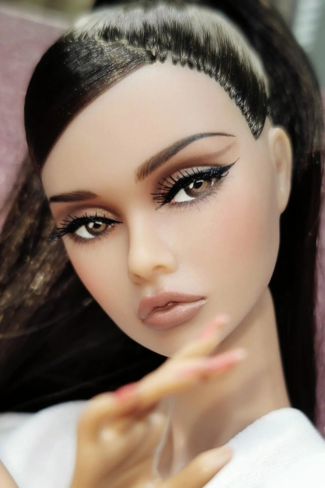 integrity toys OOAK Repaint Poppy Parker Custom Art Doll Head