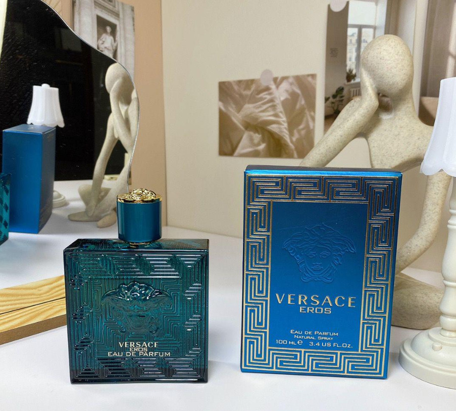 Eros by Versace, 3.4 oz EDP Spray for Men 100% Authentic Eros by Versace, 3.4 oz EDP Spray for Men 100% Authentic