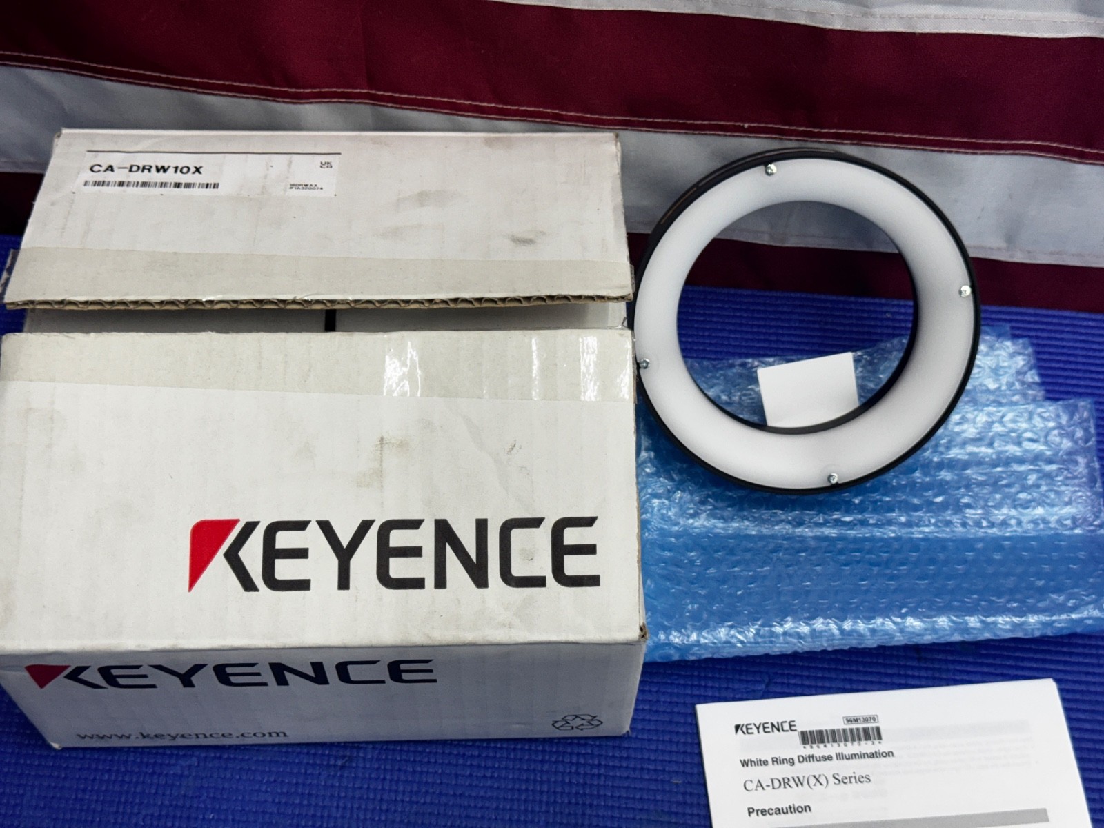 Surplus KEYENCE CA-DRW10X LUMITRAX LIGHTING WHITE Open Box