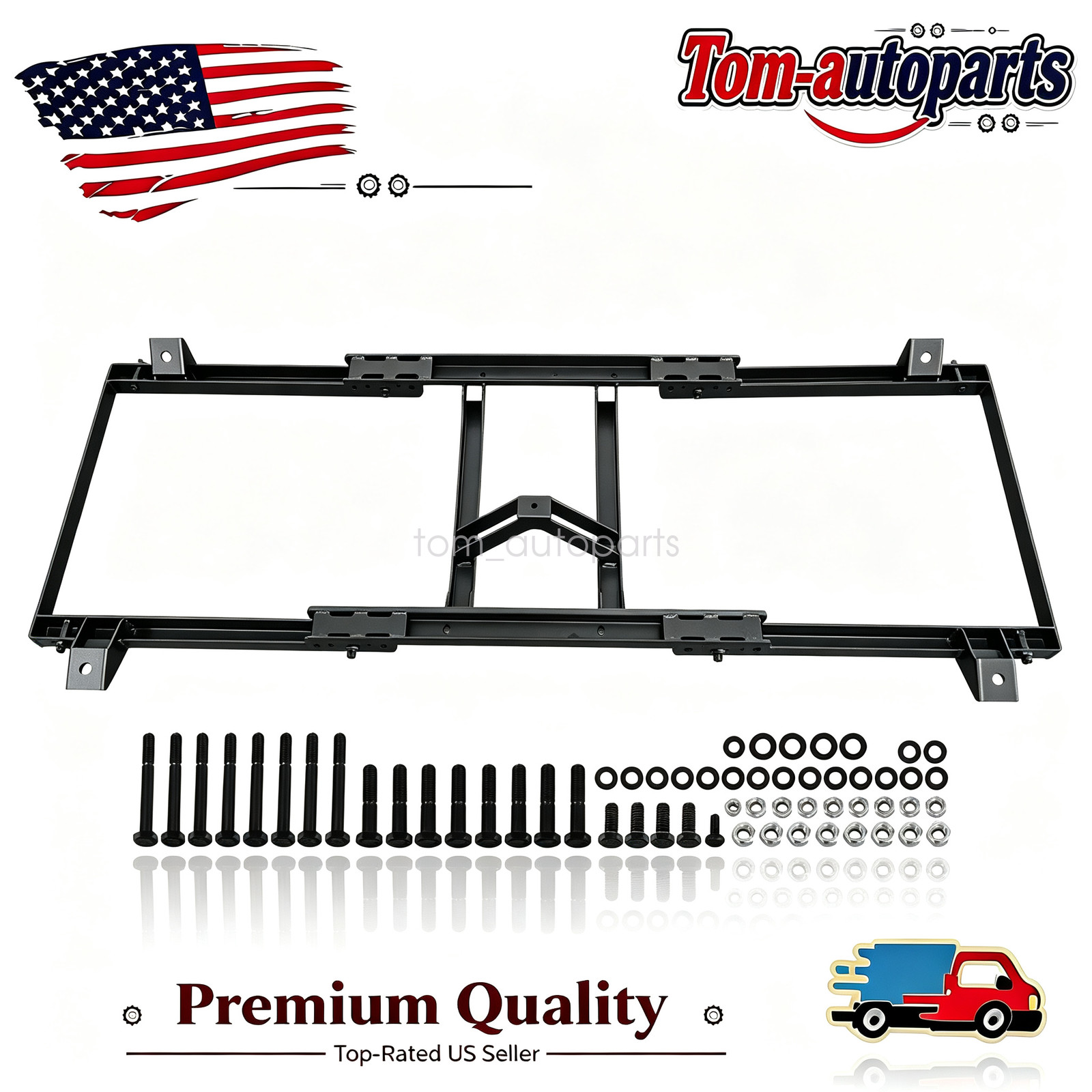 FOR 73-87 SQUARE BODY C10 BUCKET SEAT SWAP CONVERSION BRACKET 54.86