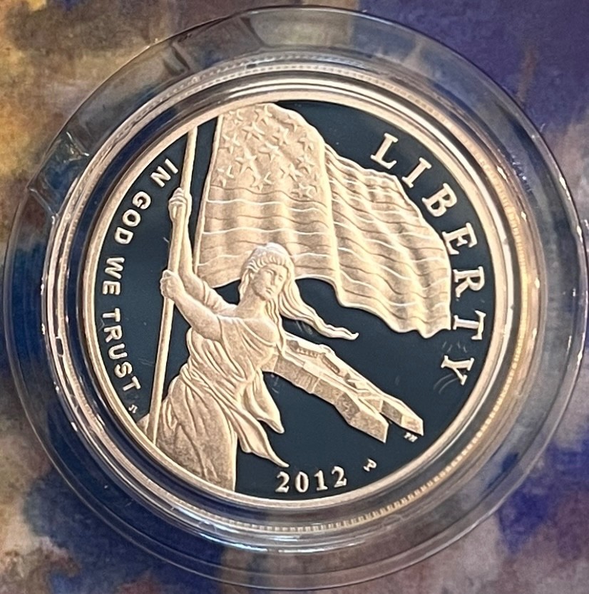 2012 Star Spangled Banner Bicentennial Proof Silver Dollar- Gorgeous Cameo Coin