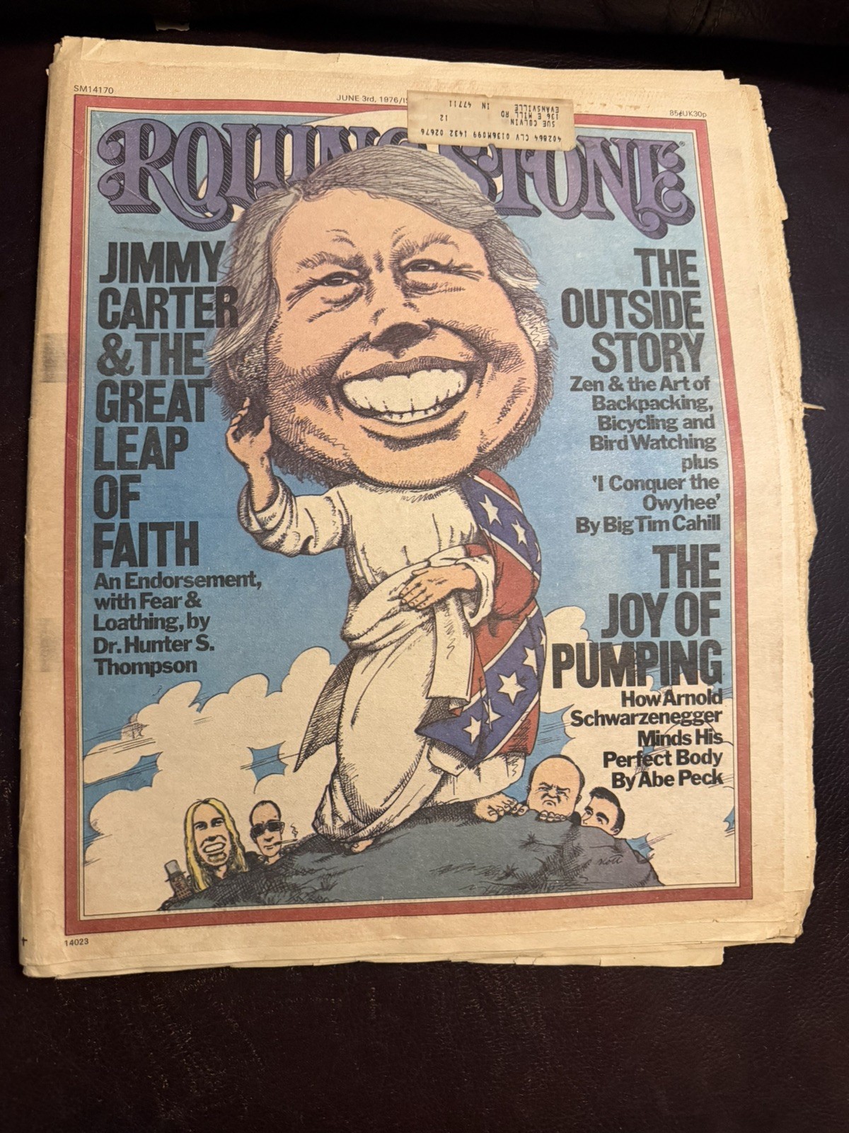 Vintage Rolling Stone Magazine - June 3 1976 #214 Jimmy Carter Vintage Rolling Stone Magazine - June 3 1976 #214 Jimmy Carter