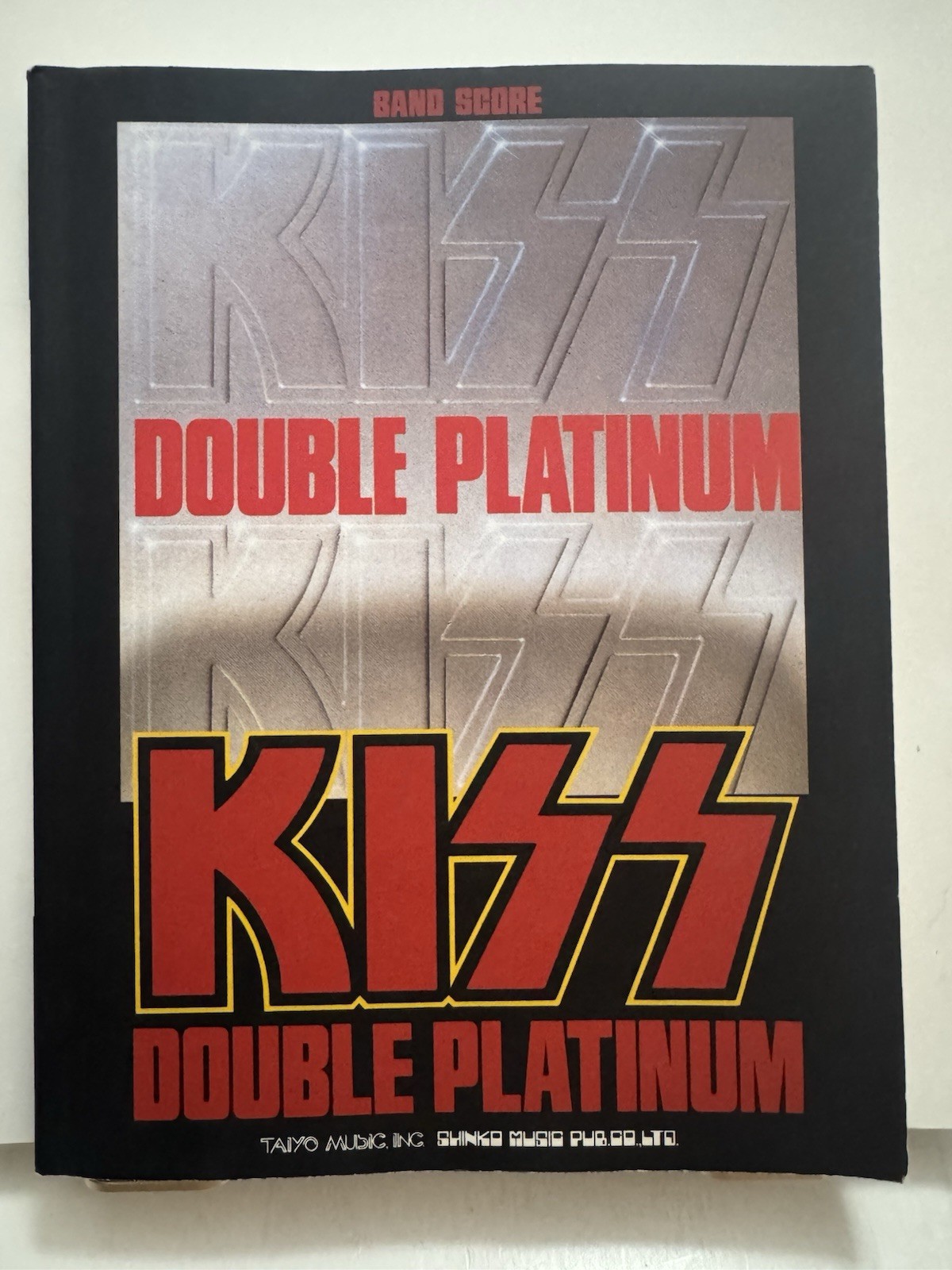 Kiss, Double Platinum, Band Score, Songbook, 1996, Japan Kiss, Double Platinum, Band Score, Songbook, 1996, Japan