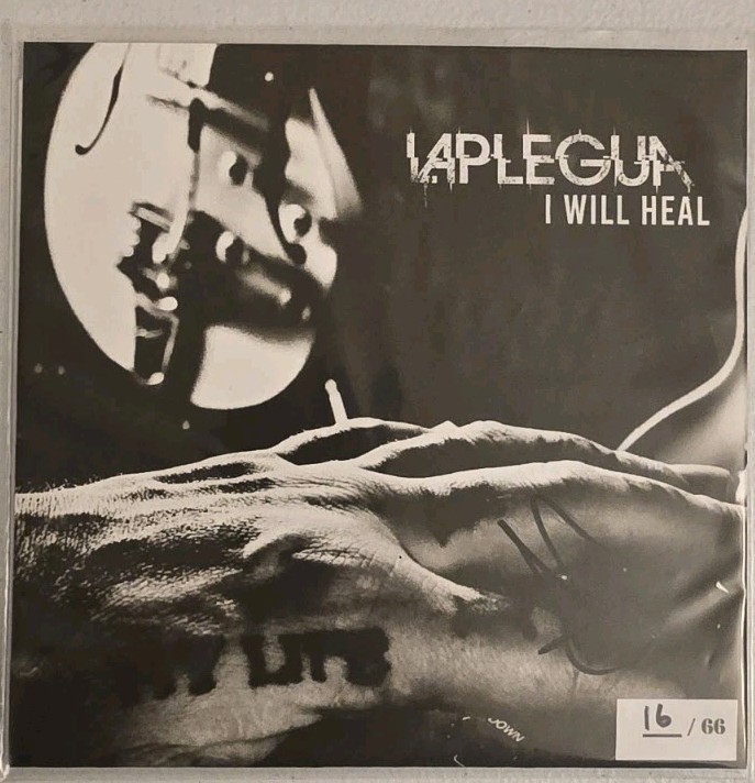 Laplegua I Will Heal 45 Vinyl Single Signed By Andy Combichrist Limited 16/66 