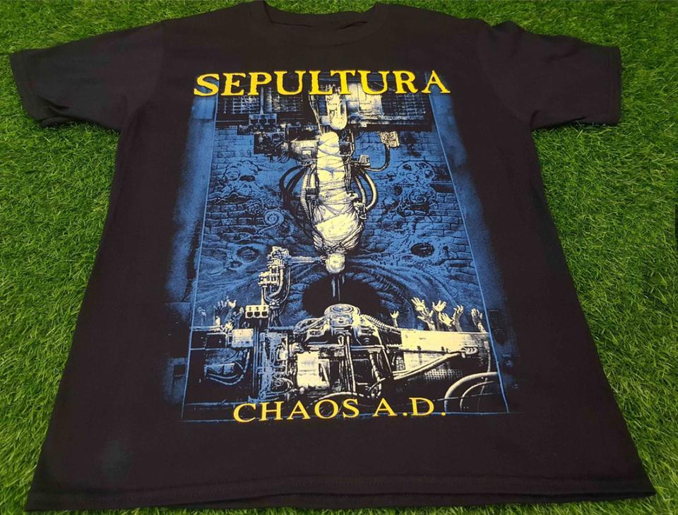 SEPULTURA CHAOS AD Men All size Shirt Gift For Fans T-Shirt