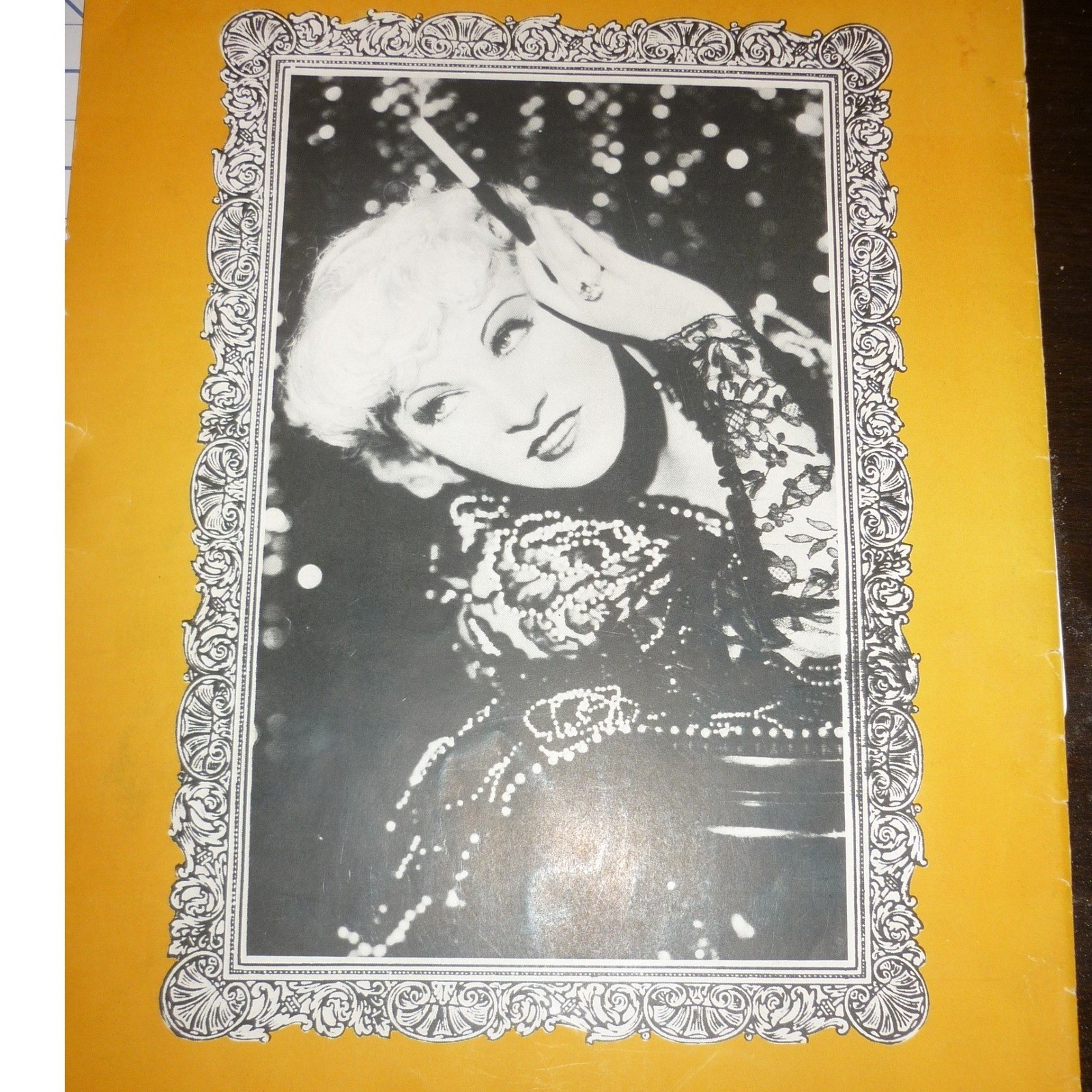 Vintage Mae West Souvenir Program Cover 1940s Hollywood Glamour NY