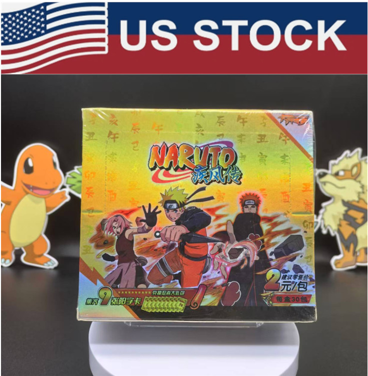 Naruto Trading Collectible Card Game Booster Box CCG TCG Gold Sage 30-Packs
