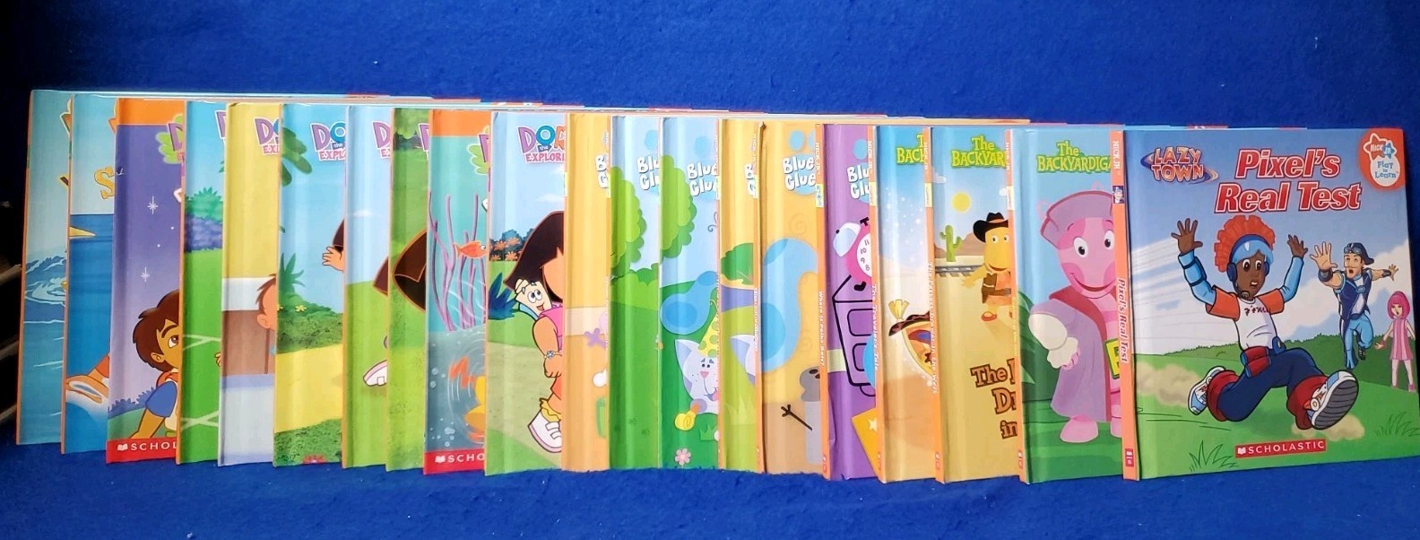 Nick Jr Story Reader 20 Book Lot Dora Blue’s Clues Diego Backyardigans