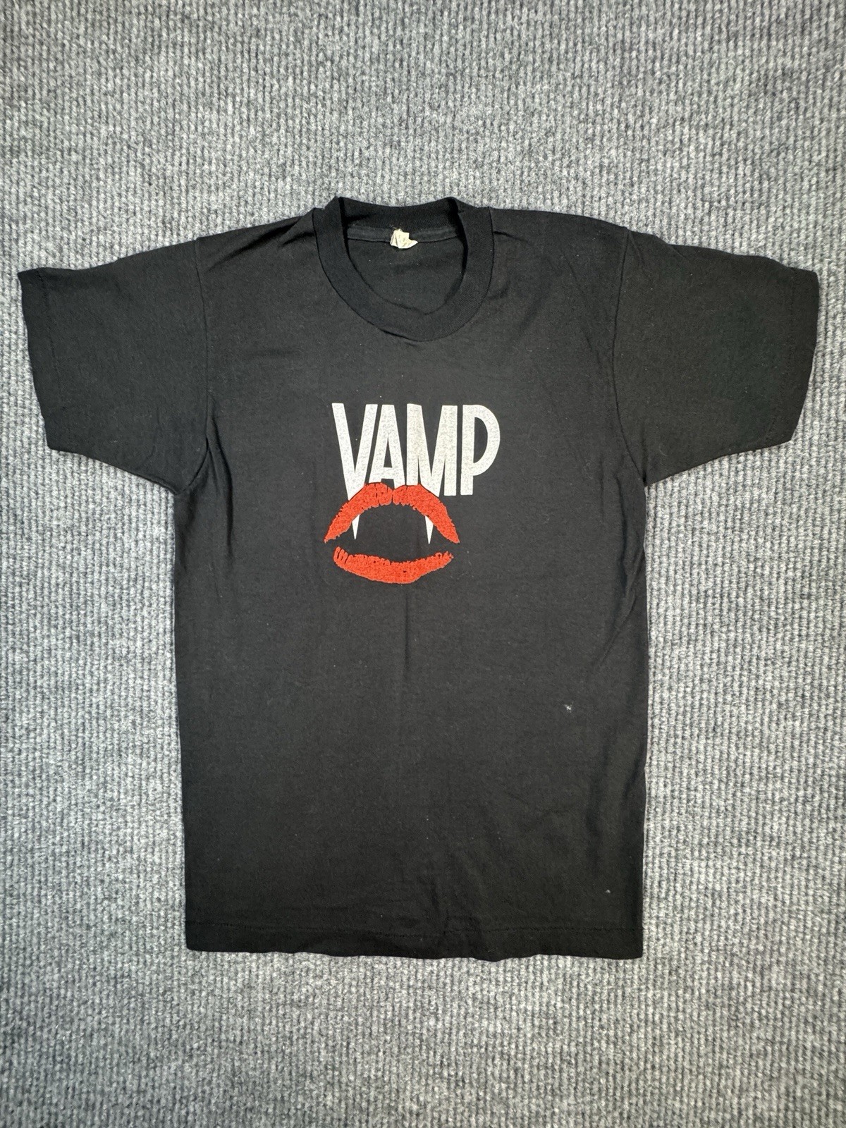 Vtg 1986 VAMP Movie Promo T Shirt Grace Jones Screen Stars Medium Single Stitch Vtg 1986 VAMP Movie Promo T Shirt Grace Jones Screen Stars Medium Single Stitch