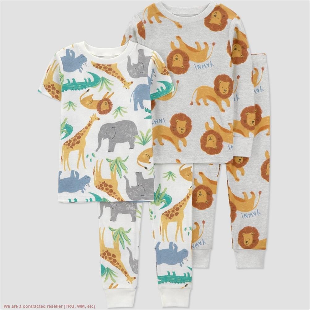 Carter's Toddler Boys' 4pc Cotton Snug Fit Safari Pajama Set 3T *SEE DEAL*
