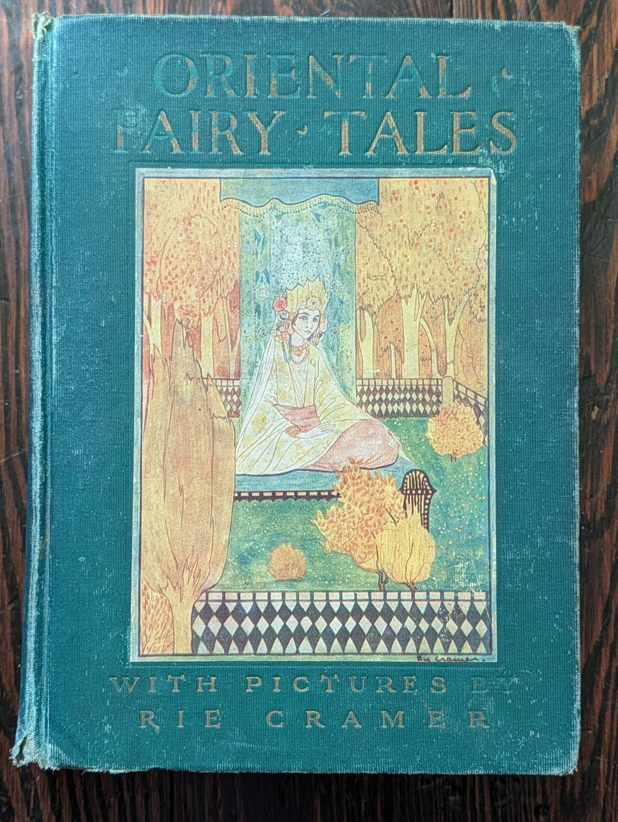 Oriental Fairy Tales, Color Plates by Rie Cramer, Antique Book, 1923 Oriental Fairy Tales, Color Plates by Rie Cramer, Antique Book, 1923