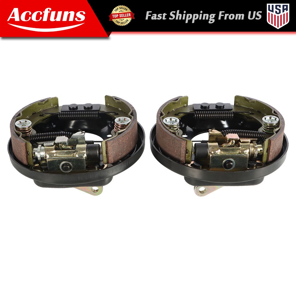 2*Brake Assembly Brake Shoes 70998-G01 70998-G02 For EZGO TXT 1996+ Golf Cart 2*Brake Assembly Brake Shoes 70998-G01 70998-G02 For EZGO TXT 1996+ Golf Cart