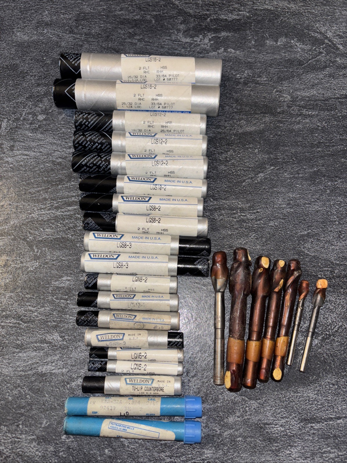 26 pc Lot of WELDON Shank Machinist Drill Bits MANY SIZES NICE Lot LOC AA 26 pc Lot of WELDON Shank Machinist Drill Bits MANY SIZES NICE Lot LOC AA