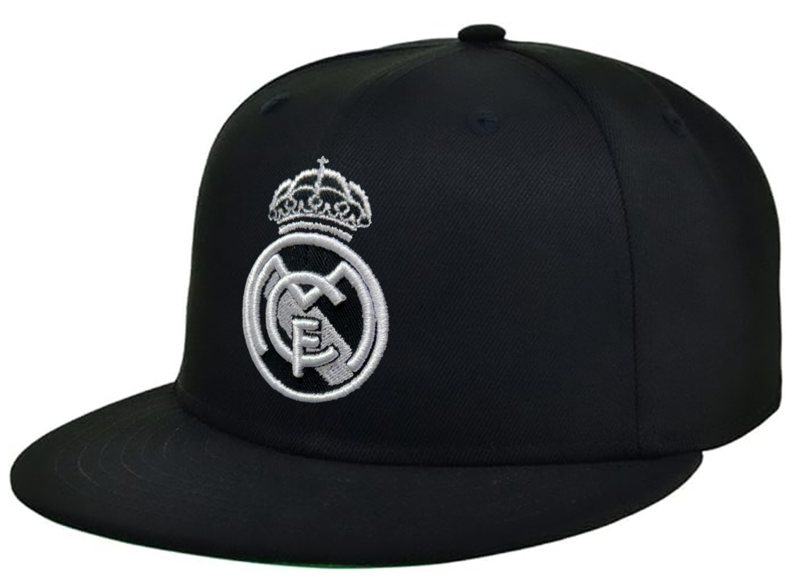 Real Madrid Snapback - Adjustable Fit - Authentic - White Embroidered Detail Real Madrid Snapback - Adjustable Fit - Authentic - White Embroidered Detail