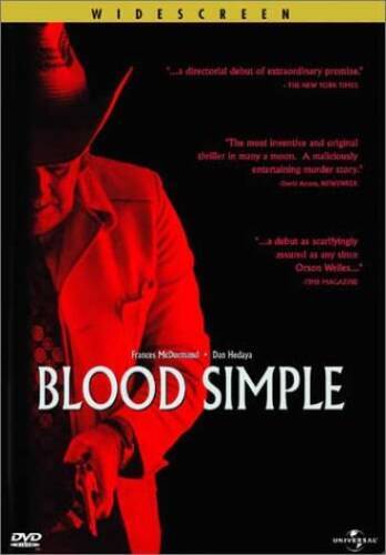 Blood Simple - DVD By Frances McDormand,John Getz,Dan Hedaya - GOOD Blood Simple - DVD By Frances McDormand,John Getz,Dan Hedaya - GOOD