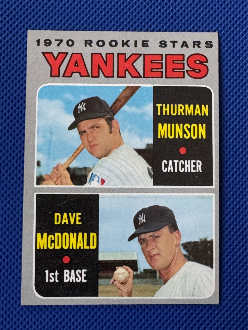 1970 Topps - 1970 Rookie Stars Thurman Munson, Dave McDonald #189 Rookie Card