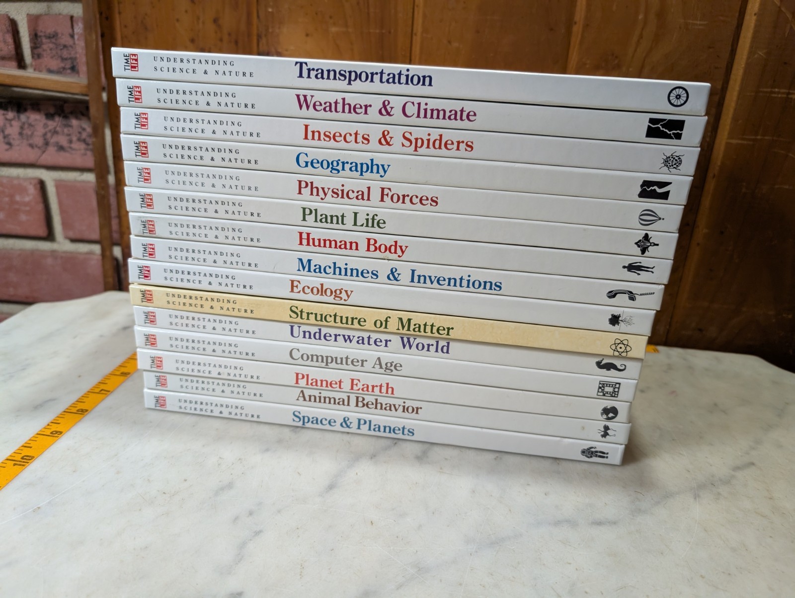 Time Life Books Understanding Science and Nature Series 15 Volume HC Book Set VG