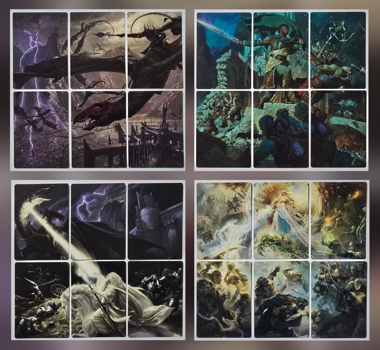 MTG Art Series Lord of the Rings Scene Cards Complete Set 24 Total NM NEW SEALED MTG Art Series Lord of the Rings Scene Cards Complete Set 24 Total NM NEW SEALED