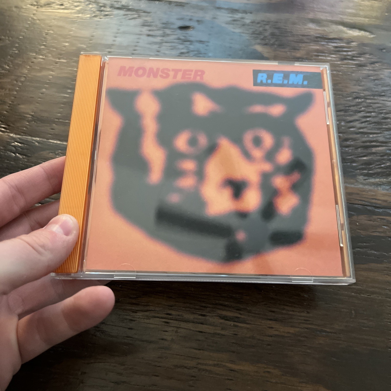 R.E.M. REM Monster CD 1994 1st US Edition Orange Tray R.E.M. REM Monster CD 1994 1st US Edition Orange Tray