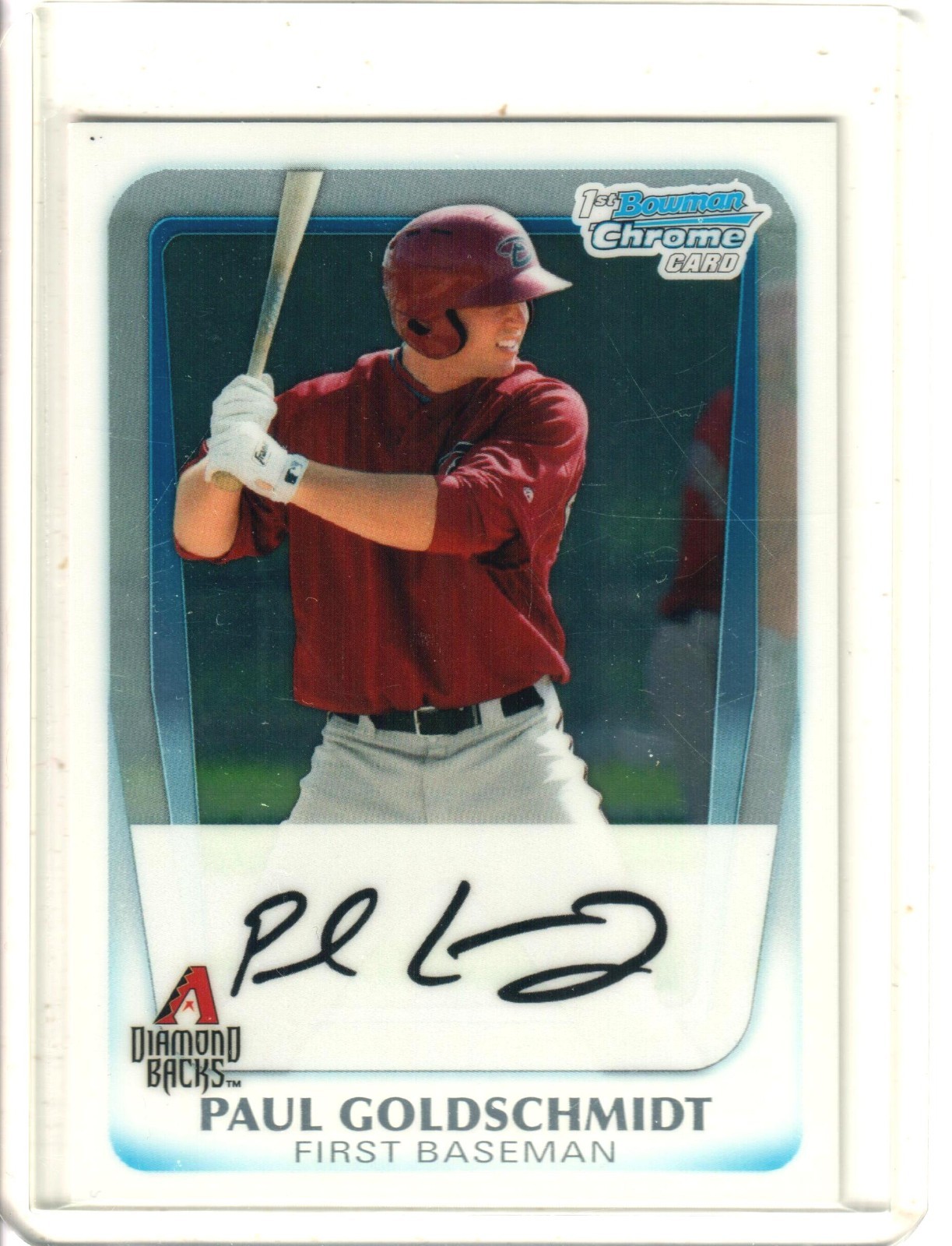 2011 Bowman Chrome Paul Goldschmidt 1st Bowman BCP99 Qty