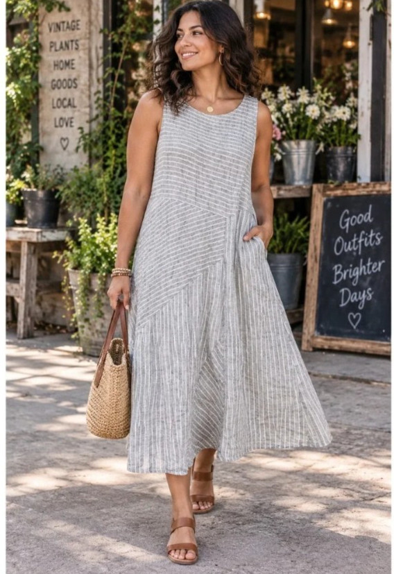 J. Jill Love Linen Dress Sz Medium J. Jill Love Linen Dress Sz Medium
