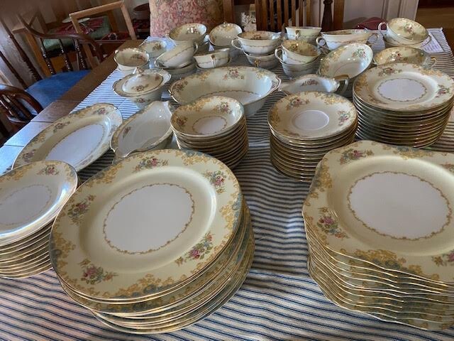 Noritake M China Japan Vintage Floral 1930\'s Noritake M China Japan Vintage Floral 1930\'s