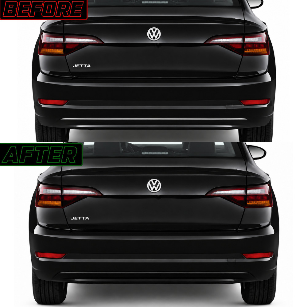 CHROME DELETE BLACKOUT OVERLAY FOR 2019-2022 VOLKSWAGEN JETTA MK7 BUMPER TRIM