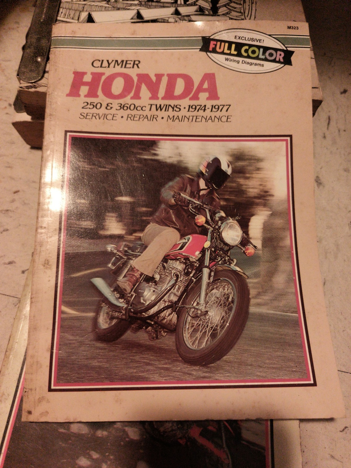 vintage 1974-1977 clymer Honda 250&360cc twins service&repair manual vintage 1974-1977 clymer Honda 250&360cc twins service&repair manual