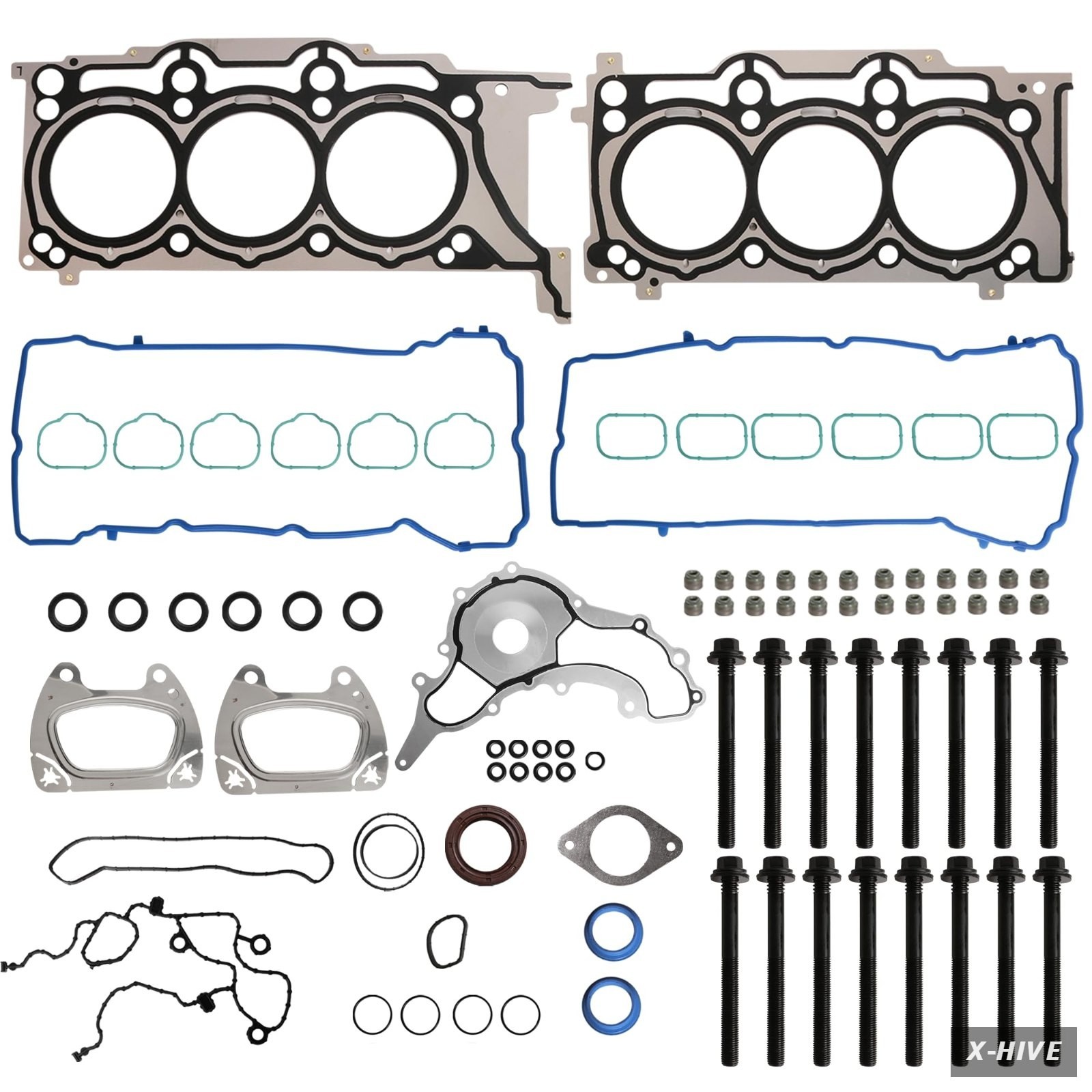 Head Gasket Sets Alloy Steel 90 JAVOUKA Set Bolts 3.6L Pentastar 12-20 Dodge