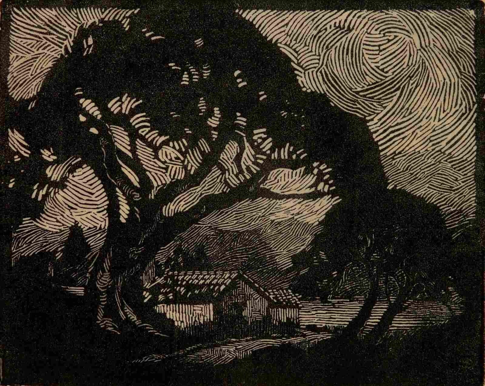 Pedro Lemos Adobe House California Adobe Architecture Woodcut